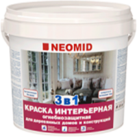 Краска огнезащитная NEOMID для дерева интерьерная 10 кг.