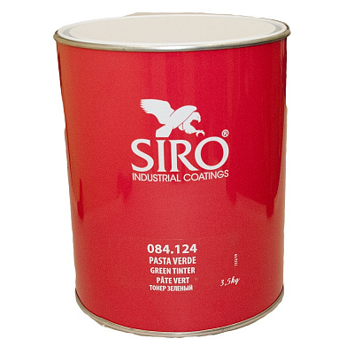 084.124 SIRO  Green  Пигментная паста, уп.3,5кг